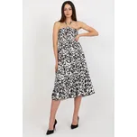 FPrice Šaty s květovaným vzorem černé Velikost: S/M