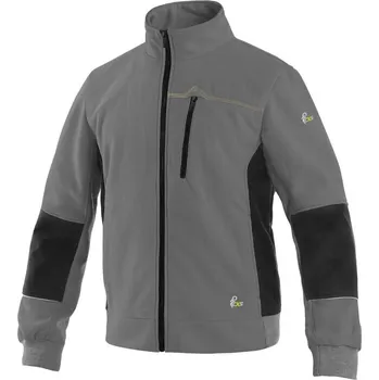 Pánská mikina CXS Mikina TEXAS, pánská, šedo-černá, vel. 2XL