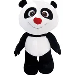 Bino Panda plyšová s červeným nosem 25 cm