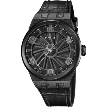 Hodinky Perrelet Turbine Carbon Black Edition A4065/1 (+ náhradní řemínek)