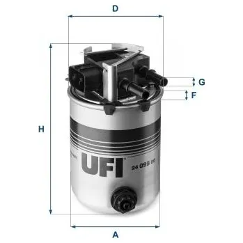 Palivový filtr Palivový filtr UFI 24.095.00