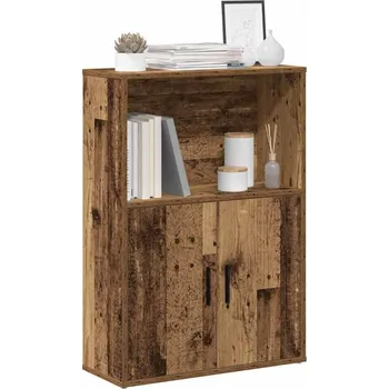 vidaXL Knihovna 60x24x85 cm kompozitní dřevo [860409] Barva: Staré dřevo