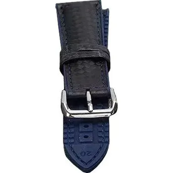 Řemínek na hodinky Kaučukový řemínek Ricardo Forli, černý V2