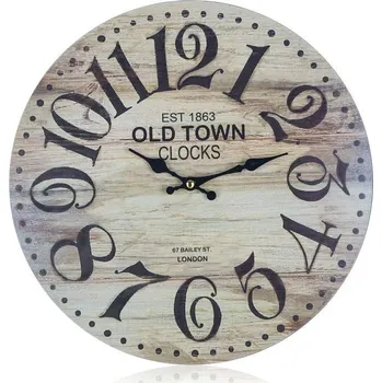 Hodiny HOME DECOR Hodiny nástěnné OLD TOWN 34 cm