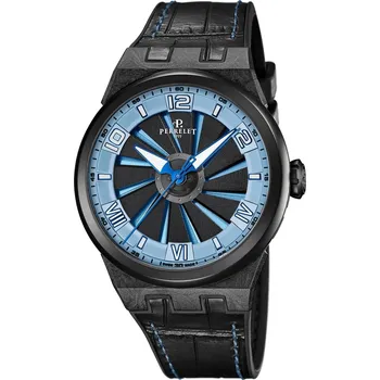 Hodinky Perrelet Turbine Carbon Ice Blue A4065/5 + 5 let záruka