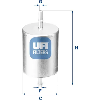 Palivový filtr Palivový filtr UFI 31.817.00