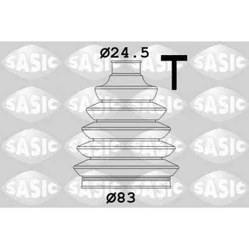 Hřídel nápravy Sada měchů, hnací hřídel SASIC 1906005