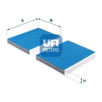 Ventilátor topení a klimatizace Filtr, vzduch v interiéru UFI 34.231.00