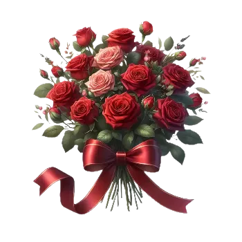 Nažehlovací obrázek - kytice růží (dva rozměry), Velikost: Malý