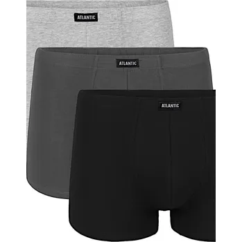 Pánská móda Pánské boxerky 3 pack 007 mix - Atlantic vícebarevná XXL