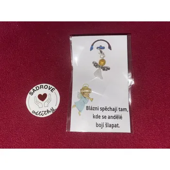 HandMade by NiJa + VeJa Dárková karta - Blázni spěchají tam ...