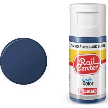 Barva tmavě modrá matná - Noch Rail Center 4600020