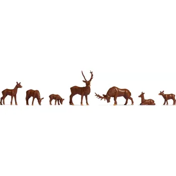 Modelová železnice Postavičky Jeleni Hobby H0 - Noch 18211 (Figurky H0 1:87)