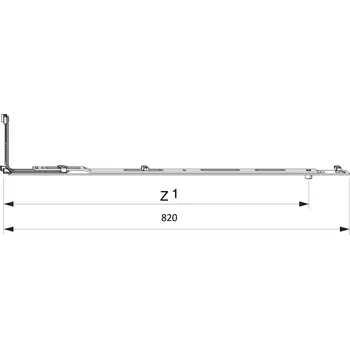 Příslušenství k oknu MACO Střední závora, MM jednodílná 1500 1 VZ FFH/FFB 1.281-1.500