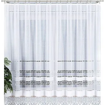 Obraz FILOMENA záclona vzor 018669, výška 180 cm, kol. bílá (na metry)