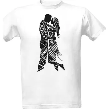 Tričko s potiskem milenci pánské