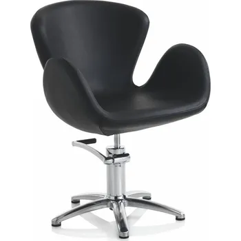 Křeslo Xanitalia Křeslo HAIR CHARLOTTE hydraulika s brzdou, koženka černá Báze: Hvězdice