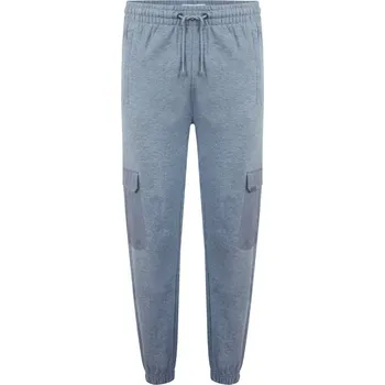 Firetrap Hybrid Closed Hem Fleece Joggers Grey Marl S