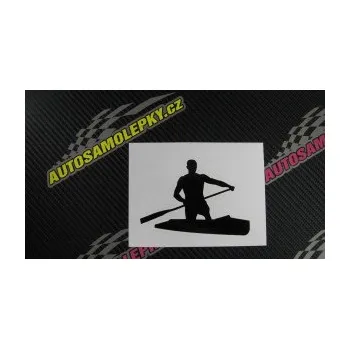 Polep vozidla SAMOLEPKA Kanoista 002 pravá (10 - červená) NA AUTO, NÁLEPKA, FÓLIE, POLEP, TUNING, VLASTNÍ TEXT, TISK, AUTOSAMOLEPKY.cz, POLEPY, OBRÁZEK, LOGO, SAMOLEPKY