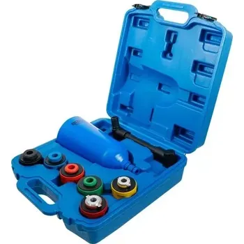 Nářadí na výměnu oleje BGS 8505-1 Trychtýř pro plnění oleje s bajonetem, 6 adaptérů, VAG, FORD, TOYOTA aj.