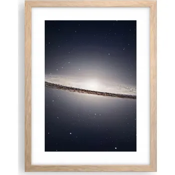 Obraz Obraz plakát v rámu světlý dub do obýváku 30x40 galaxie plakáty na zeď