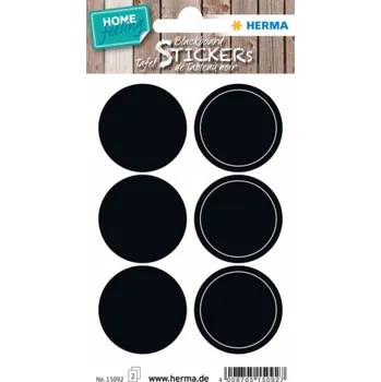 Masážní přístroj Herma HERMA Tafeletiketten Kreise schwarz 12St.