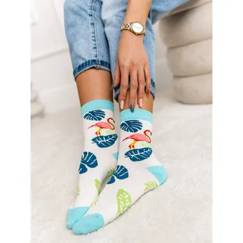 Dámské oblečení Bílé dámské ponožky Bolf WQ7634-2 - 39-41