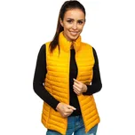 Kamelová dámská prošívaná vesta Bolf 20314 - S