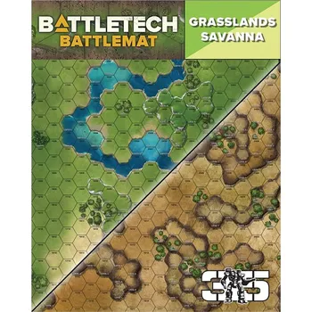 Příslušenství k deskovým hrám Catalyst Game Labs BattleTech Battlemat Savanna and Grasslands