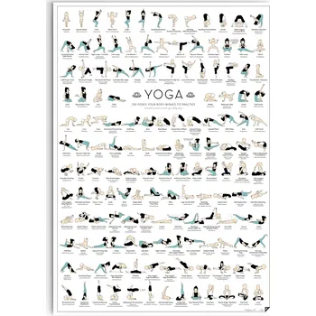 Obraz Plakát Jóga A2 bez rámu 42 x 59,4 cm