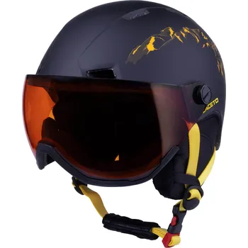 LACETO MOUNT Dětská lyžařská helma černá S (50-54 cm)