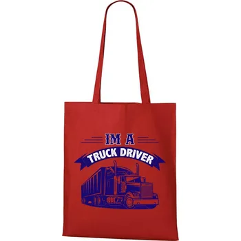 DOBRÝ TRIKO Bavlněná taška s potiskem Truck Barva: Červená