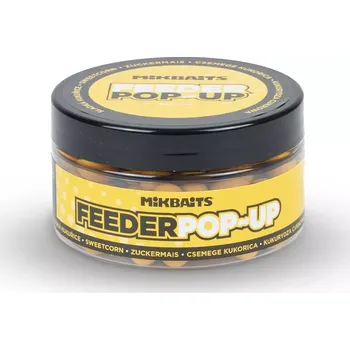 Boilies MIKBAITS Feeder pop-up 100ml - Sladká kukuřice 8 + 12 mm