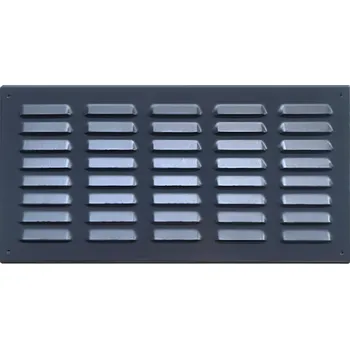 Větrací mřížka Větrací mřížka ANTRACIT ZN 400x200 mm