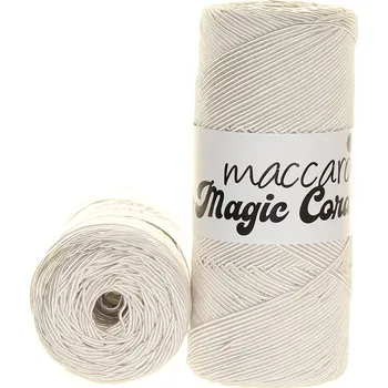 Příze Maccaroni Magic Cord světlounce stříbrná 103