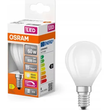 Žárovka LED žárovka Osram Superstar Classic E14 806 lm, 5,9 W, 2700 K