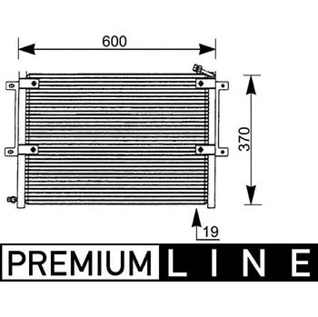 Výparník klimatizace Kondenzátor, klimatizace MAHLE AC 171 000P