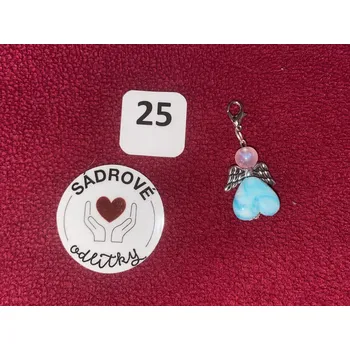 HandMade by NiJa + VeJa Přívěšek - andílek pro štěstí/ radost č.25