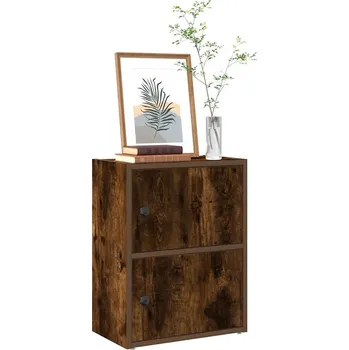 Obývací pokoj vidaXL Knihovna 40x24x52 cm kompozitní dřevo [860355] Barva: kouřový dub