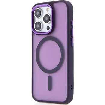 Pouzdro na mobilní telefon Kryt SWISSTEN MagStick Flex pro Apple iPhone 13 Pro Max - MagSafe - fialový