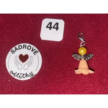 HandMade by NiJa + VeJa Přívěšek - andílek pro štěstí/ radost č.44