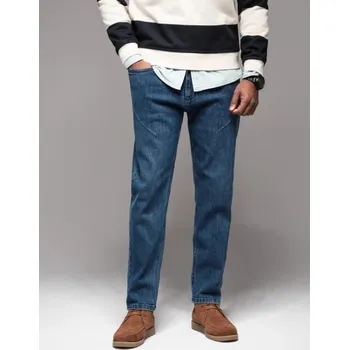 Pánské džíny Ombre Clothing Pánské tmavě modré rifle V2 PADP-0227