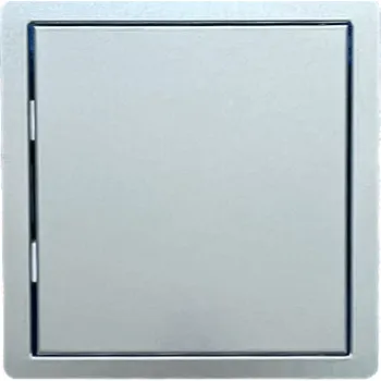 Revizní dvířka M&D Revizní dvířka 25x25 cm POZINK (na tlačný magnet)-KULATÉ ROHY