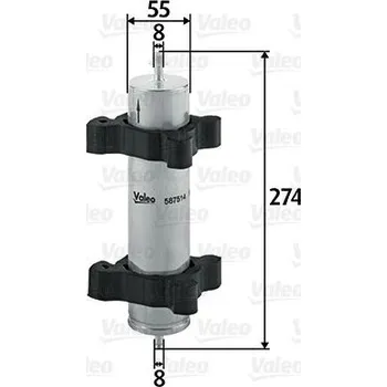 Palivový filtr Palivový filtr VALEO 587514