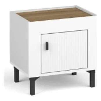 Nábytek Dolmar Noční stolek MOSSA MO11 Zvolte barevné provedení: Bílá