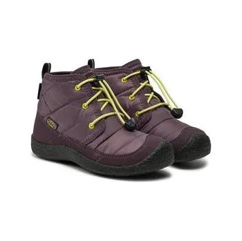 Dívčí sněhule Sněhule Keen Howser II Waterproof Chukka 1029427 Fialová 35