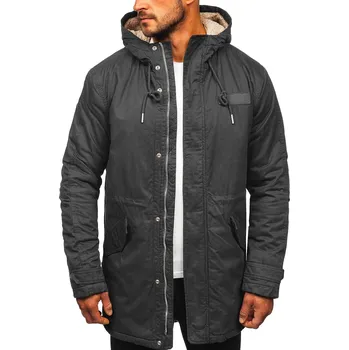 Pánská parka Grafitová pánská zimní parka Bolf EX838 - S