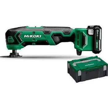 HiKOKI Nářadí - 12V AKU oscilační multibruska, 2x aku 2,5 Ah Li-Ion, nabíječka CV12DAWEZ