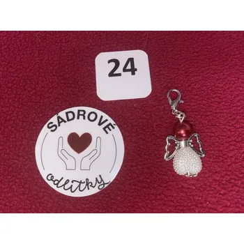 HandMade by NiJa + VeJa Přívěšek - andílek pro štěstí/ radost č.24