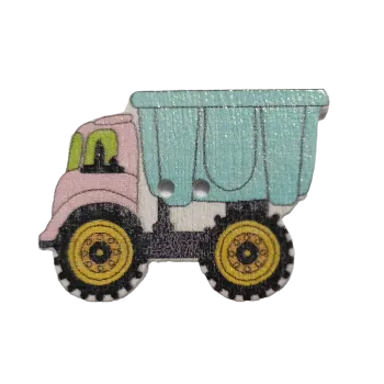 Knoflík Knoflík dřevěný náklaďák V